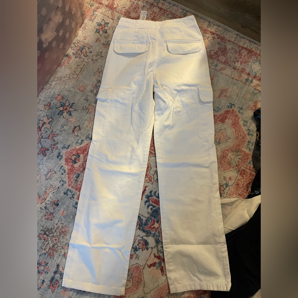 Zara Cream Cargo Pants
